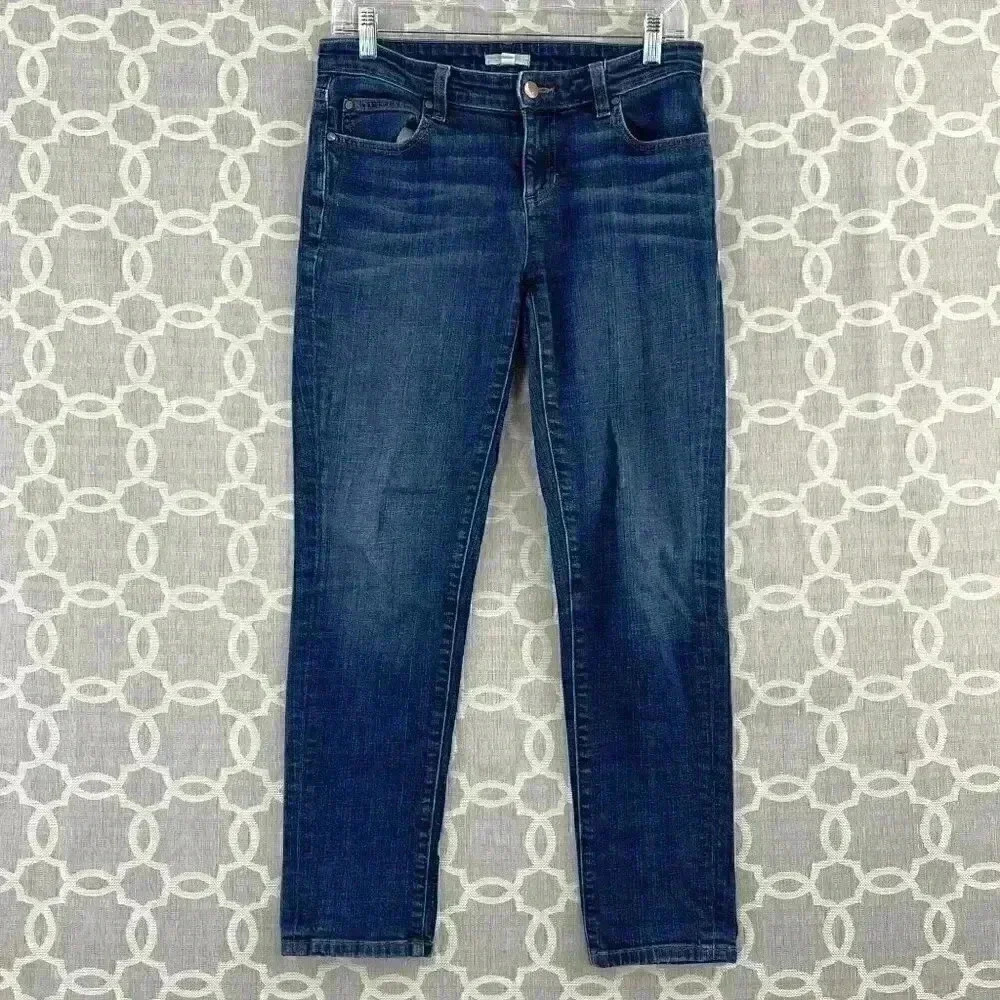 Eileen Fisher Ankle crop  Medium Wash Jeans Women's Size 2. EUC.
